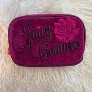Juice Couture Pink Velour Pouch